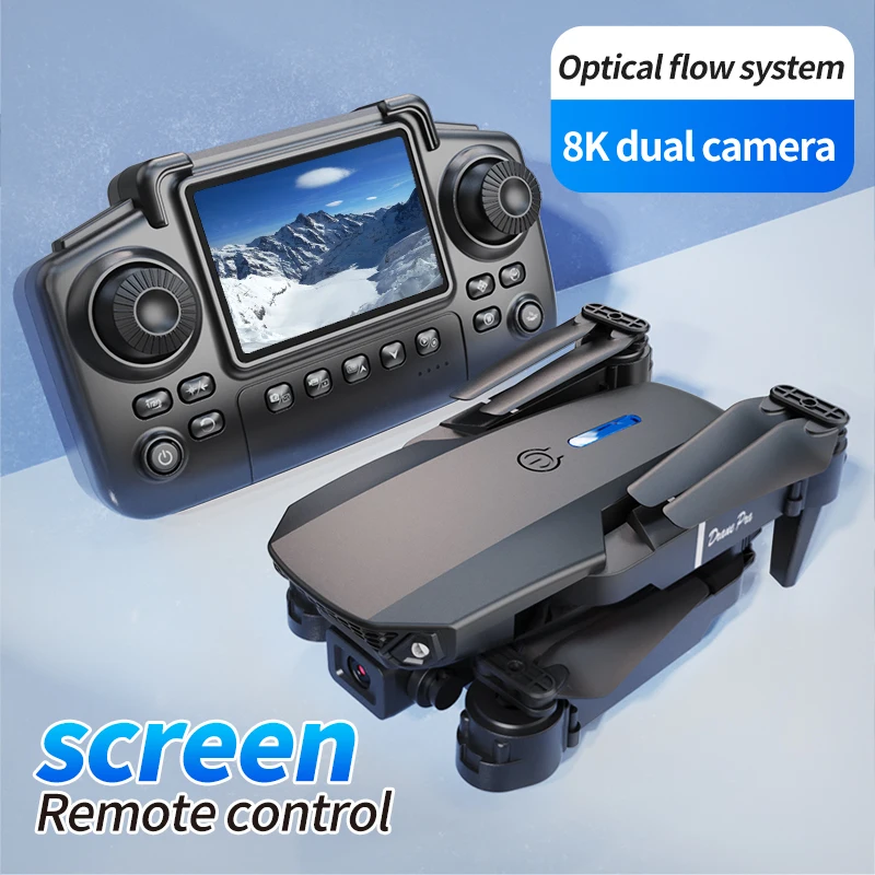 Professional E88 PRO Drone wit - Drone Camera 4K recension och pris