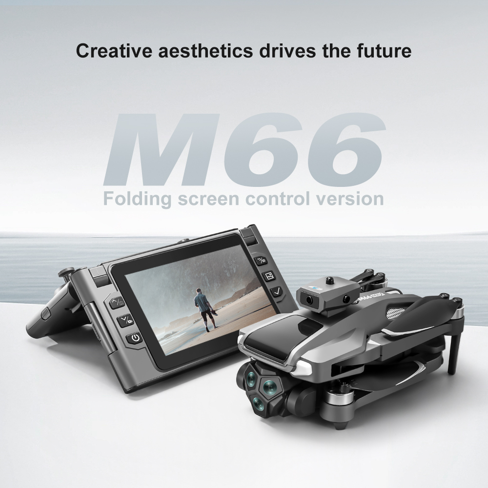 Foldable M66 RC Drone with 4.5 - Drone Camera 4K recension och pris